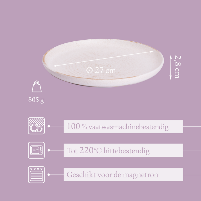 Costa Nova Vermont Bord 27 cm 2 stuks