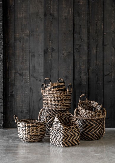 MUST Living Basket MUST Living square, set of 2,21xØ25 cm | 22xØ30 cm