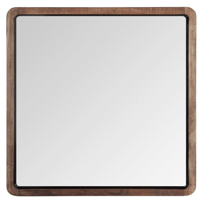 DTP Home Mirror Cosmo square,80x80x4 cm, recycled teakwood