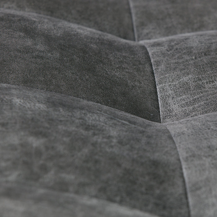 WOOOD Rodeo Classic 2,5-zitsbank - Eco-leder - Zwart