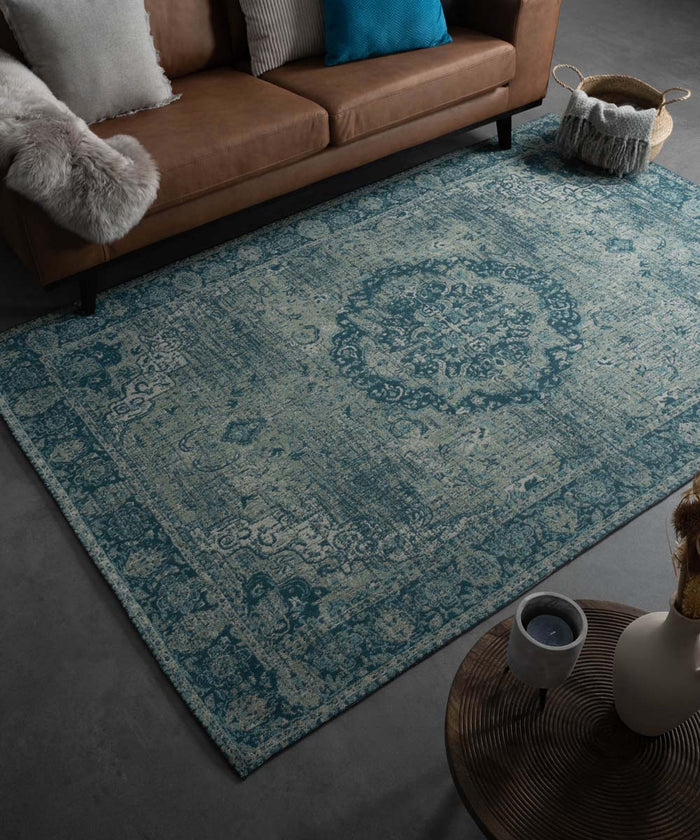 Heritaged Vintage vloerkleed Traditions - grijs|blauw - 160x240 cm