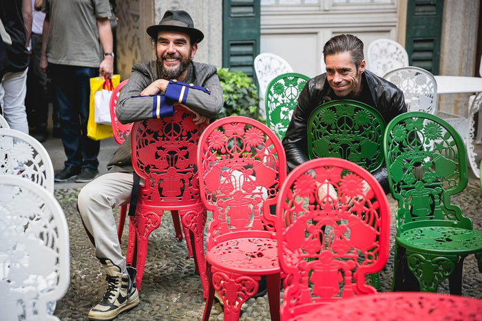 Industry Garden tuinstoel met armleuning wit