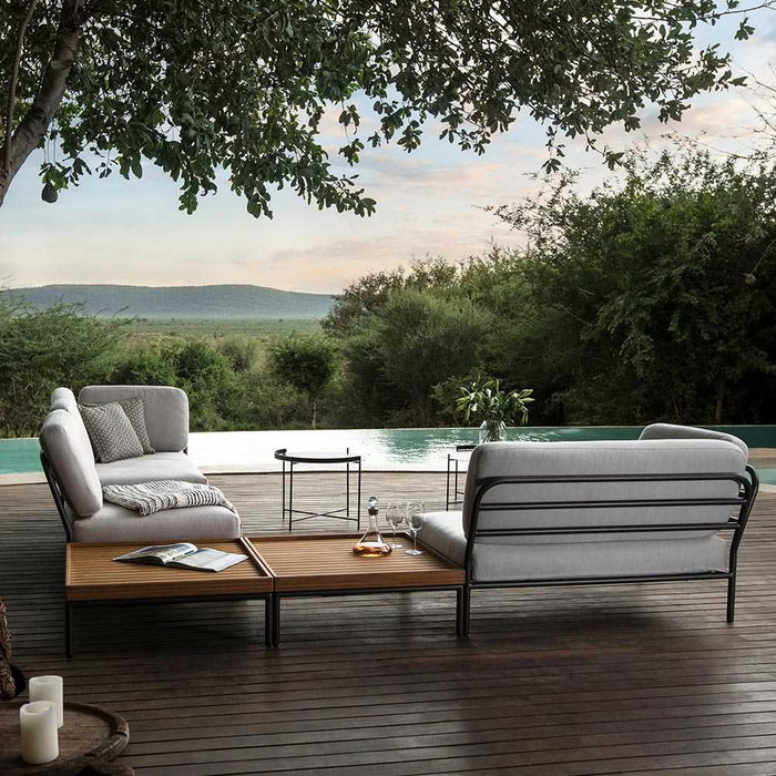 Level salontafel 81x81 Dark grey