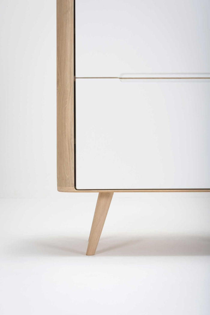 Ena schoenenkast whitewash