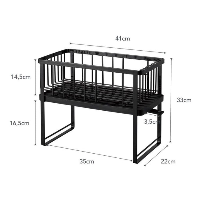 Yamazaki Afdruiprek - 2 niveaus - Tower - Zwart