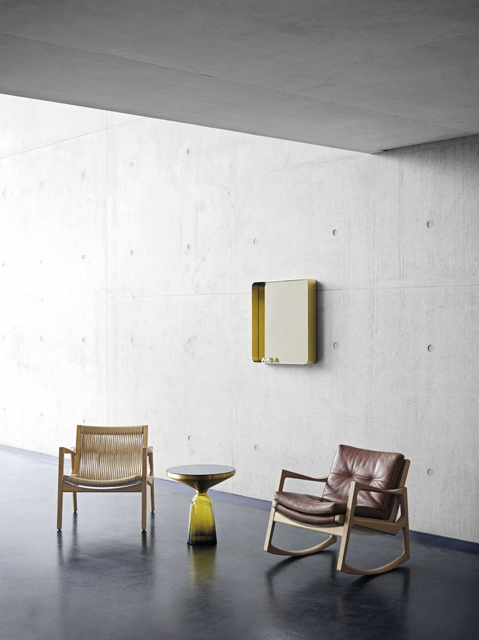 Cypris spiegel 70x70 Burnished Brass