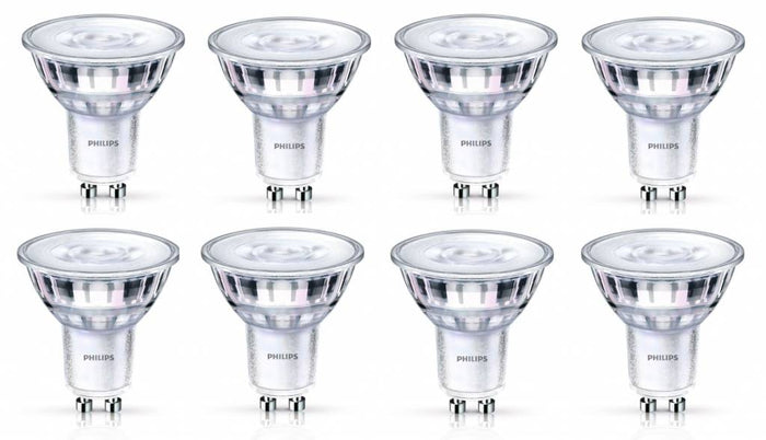 Philips GU10 4.8 Watt LED-lamp 8 Stuks Dimbaar
