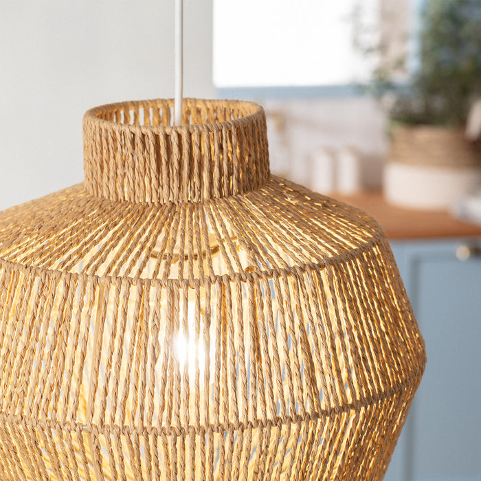 Bussandri Hanglamp modern - Metaal - Naturel