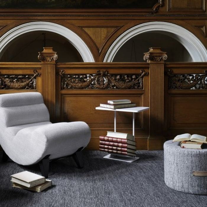 Björk vloerkleed medium donkergrijs 80x250