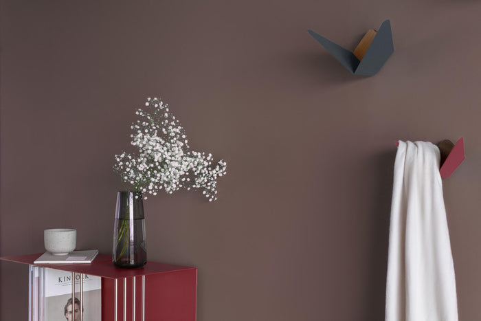 Butterflies haak medium Anthracite Grey