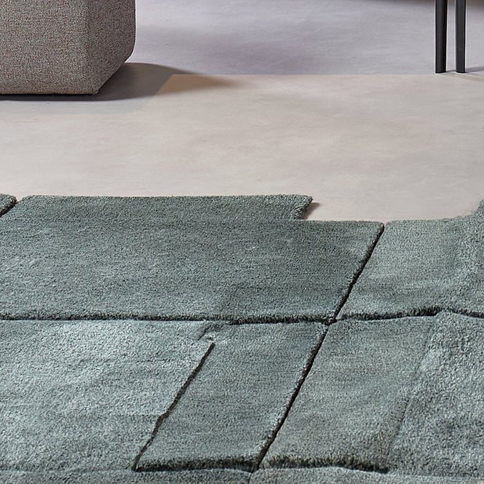 Basket vloerkleed 245x245 groen