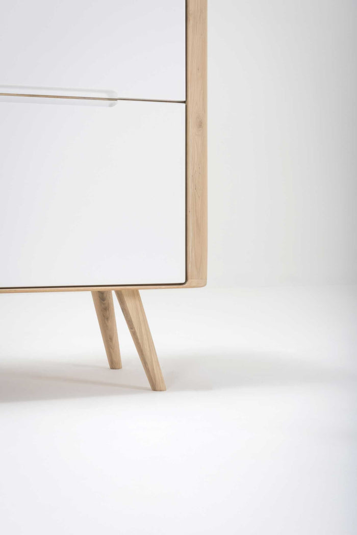 Ena schoenenkast whitewash