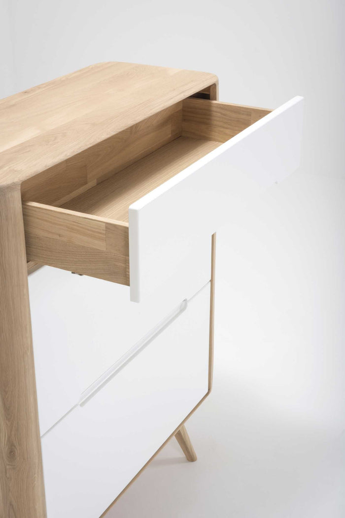 Ena schoenenkast whitewash