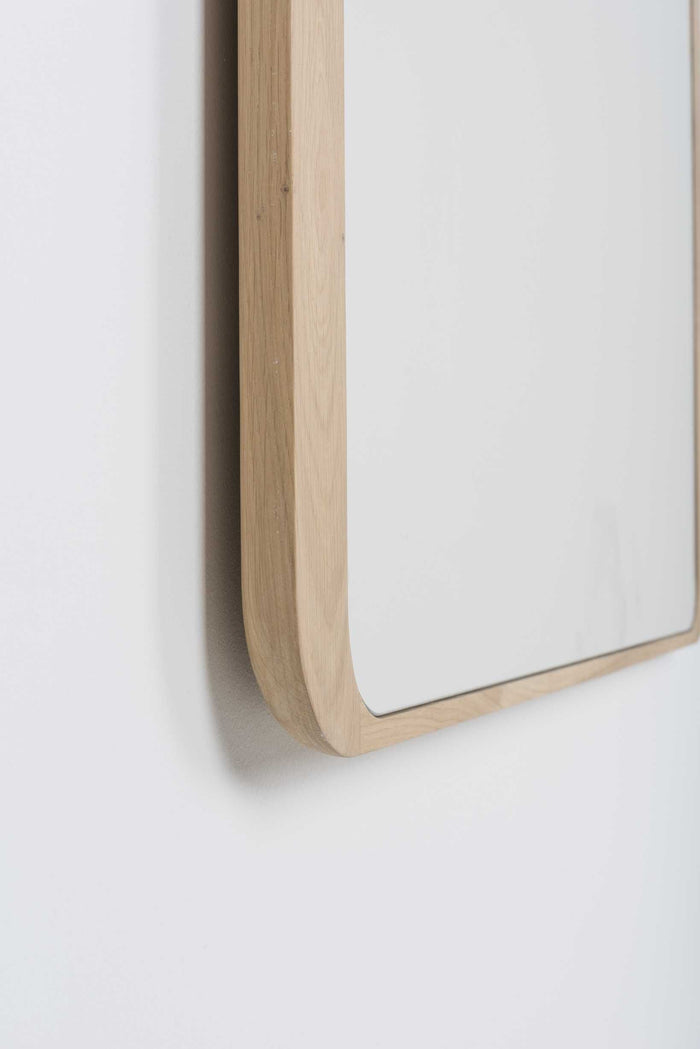 Ena spiegel 90x2,5x90 whitewash