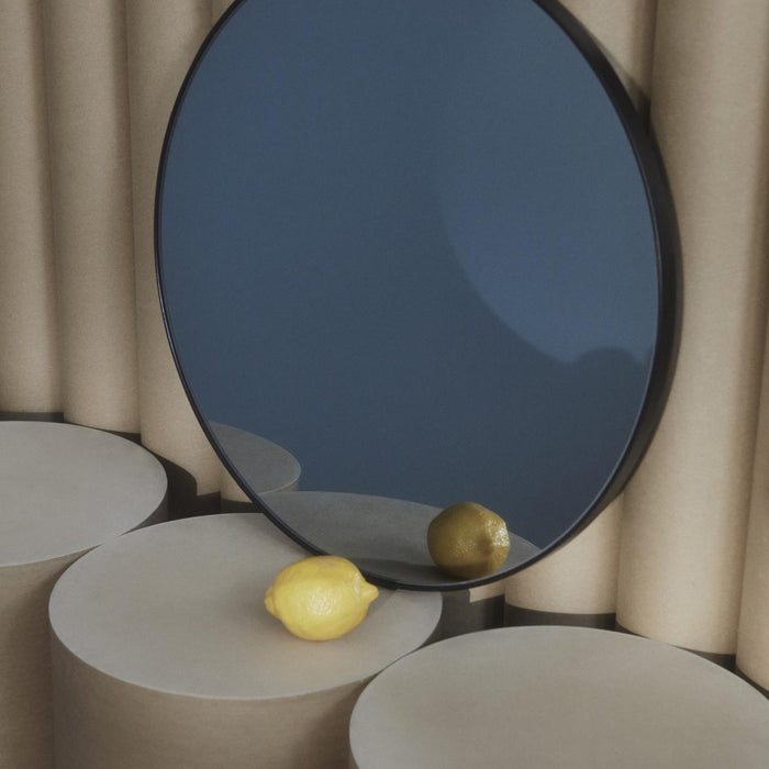 Circum spiegel Ø70 transparant|taupe