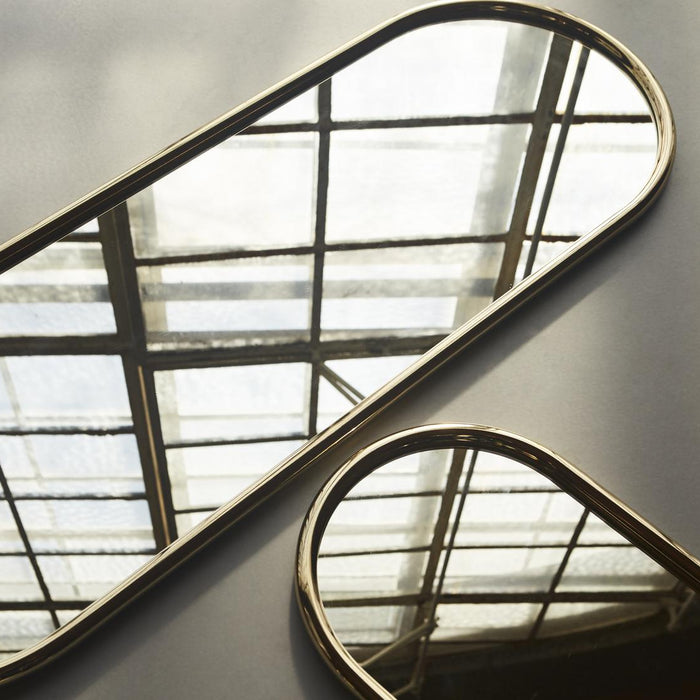 Angui spiegel 78x29 ovaal Goud