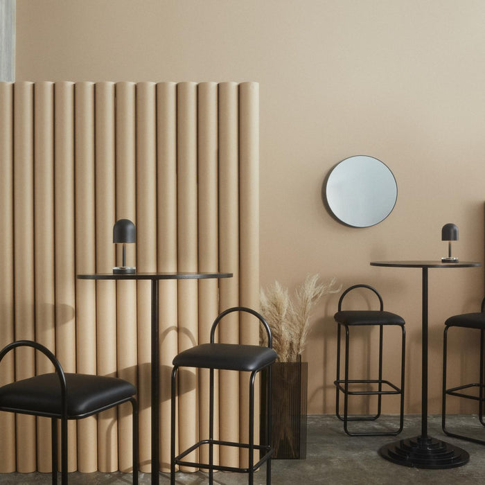 Circum spiegel Ø50 transparant|zwart