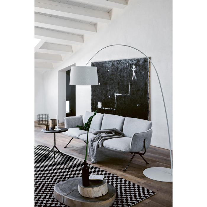 Officina bank 3-zits divina melange lichtgrijs 120