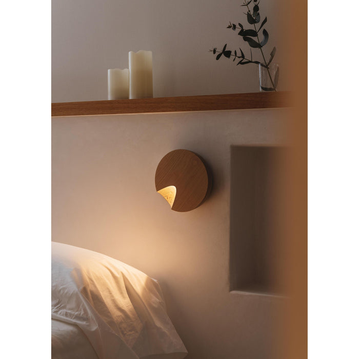 Vibia Dots 4660 wandlamp LED Ø17.5 White Oak