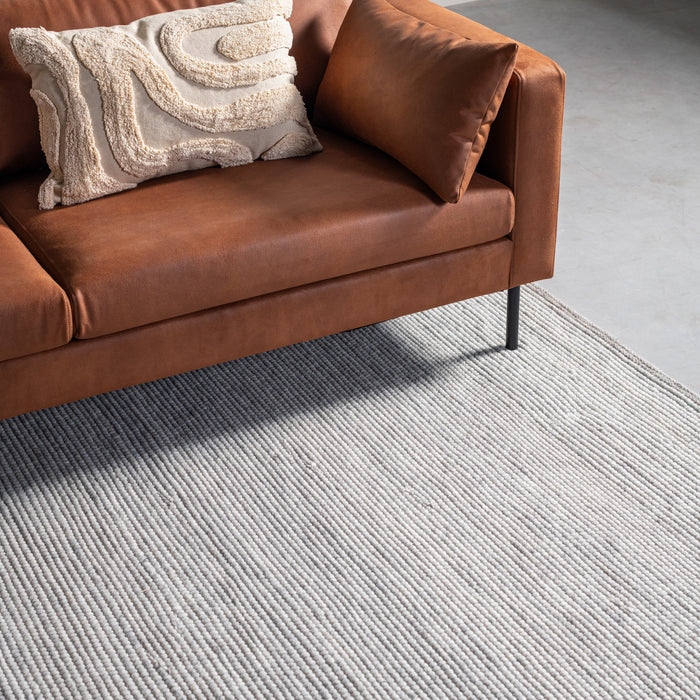 by fonQ Dots Wollen Vloerkleed 200 x 300 cm - Lichtgrijs