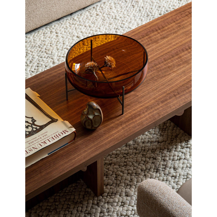 Audo Copenhagen Échasse fruitschaal large Ø29,5 Smoke | Brushed Brass