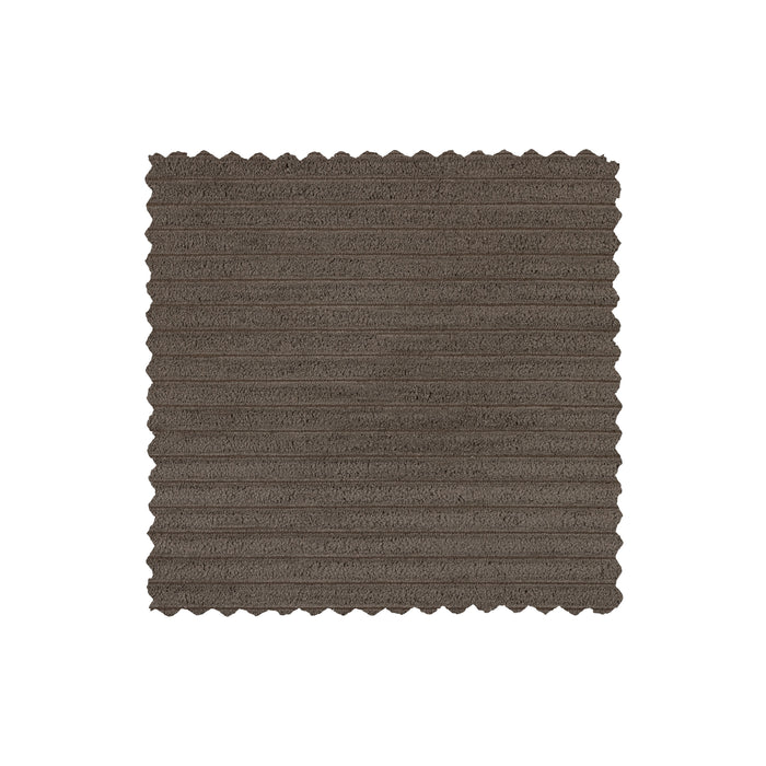 WOOOD Bean Hoekbank Links - Grove Ribstof - Mud