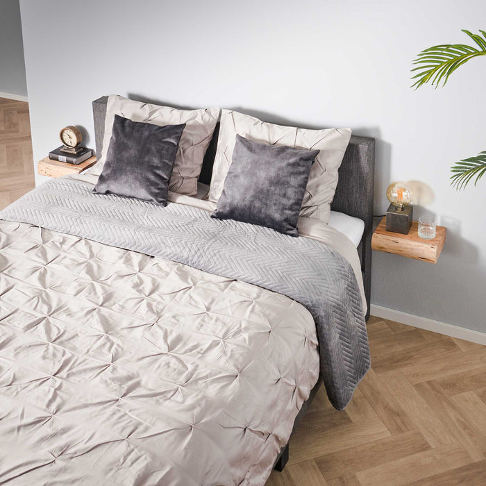 Giga Meubel - Zwevend Nachtkastje Tree XS Set van 2 Acaciahout Naturel