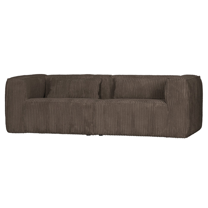 WOOOD Bean 3,5-zitsbank - Grove Ribstof - Mud