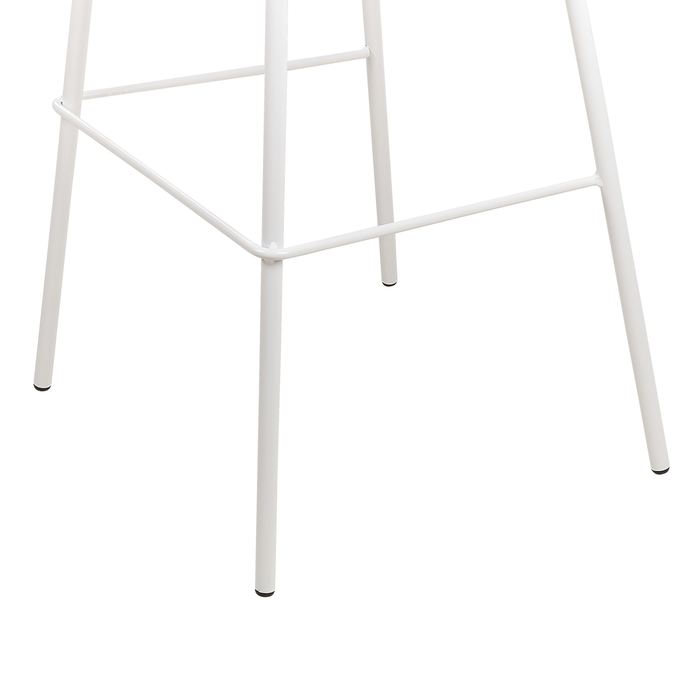 Beliani - MORA - Barkruk set van 4 - Wit - Synthetisch