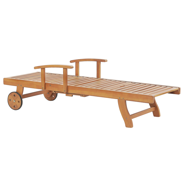 Beliani - JAVA - Strandstoel - Lichte houtkleur - Acaciahout