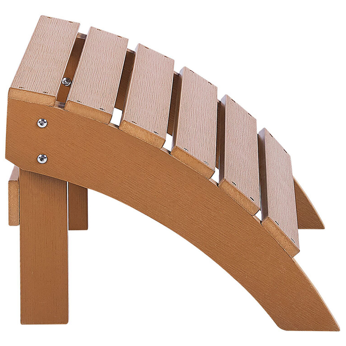 Beliani - ADIRONDACK - Voetenbank - Lichte houtkleur - Kunsthout