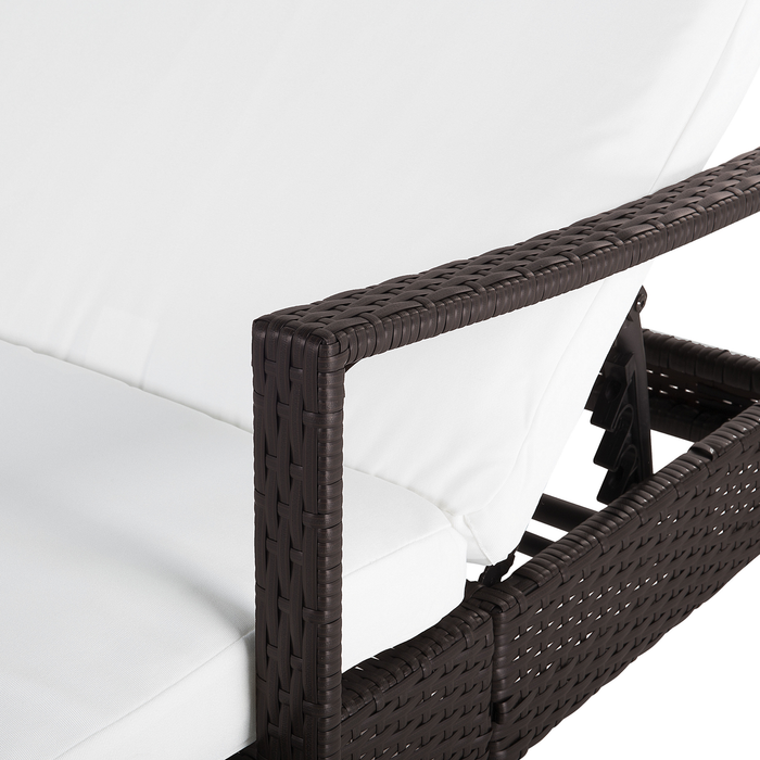 Beliani - VASTO - Strandstoel - Bruin - PE rotan