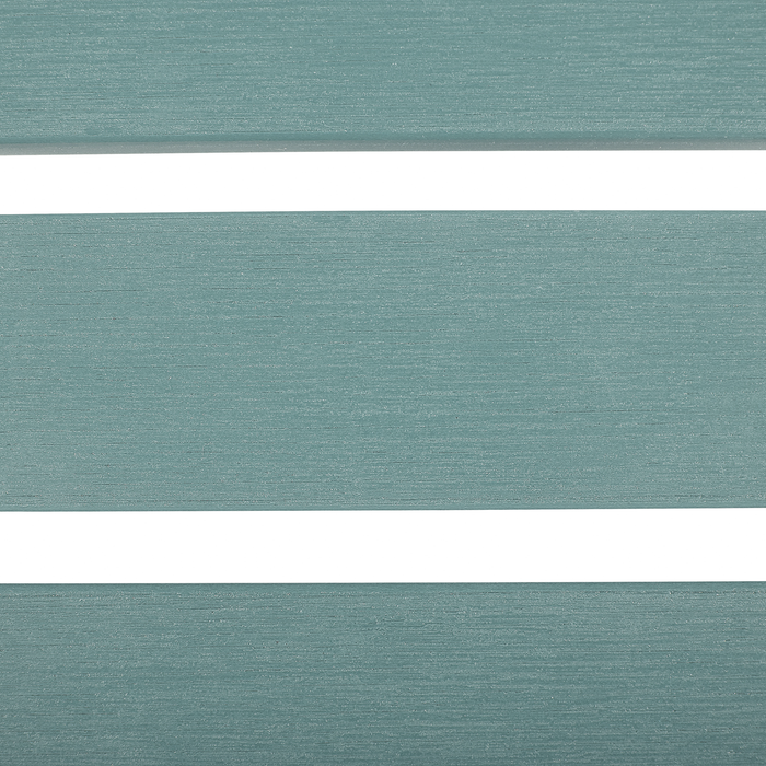 Beliani - ADIRONDACK - Voetenbank - Turquiose - Kunsthout