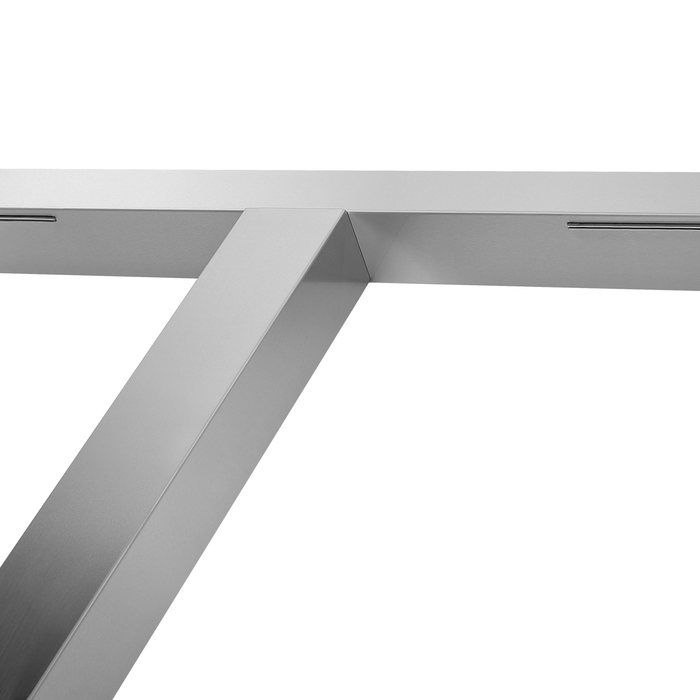 Beliani - URZULAI - Buitendouche - Zilver - PVC