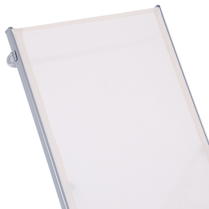 Beliani - NOLI - Strandstoel - Wit - Polyester