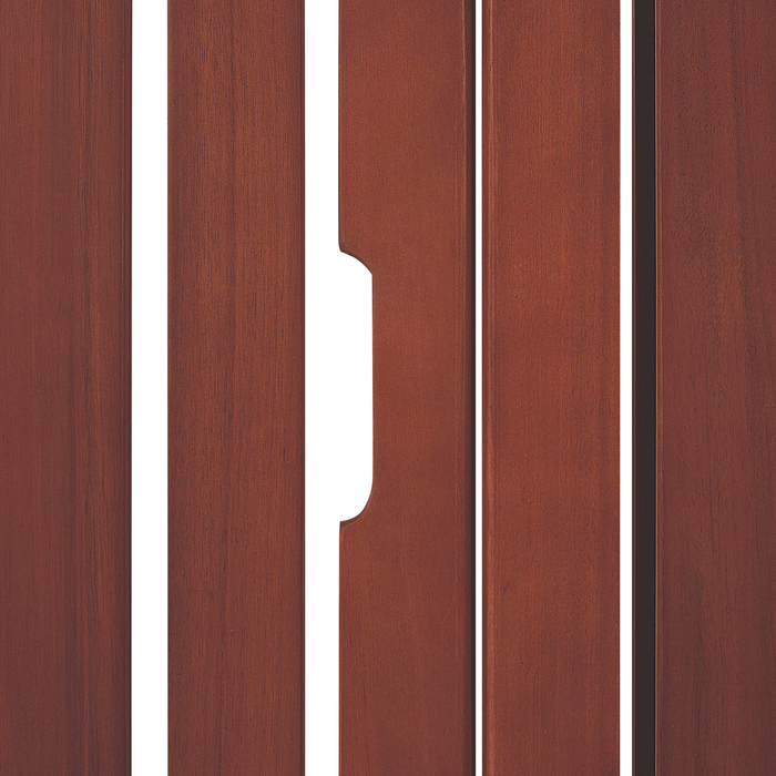 Beliani - TOSCANA - Strandstoel - Donkere houtkleur - Acaciahout