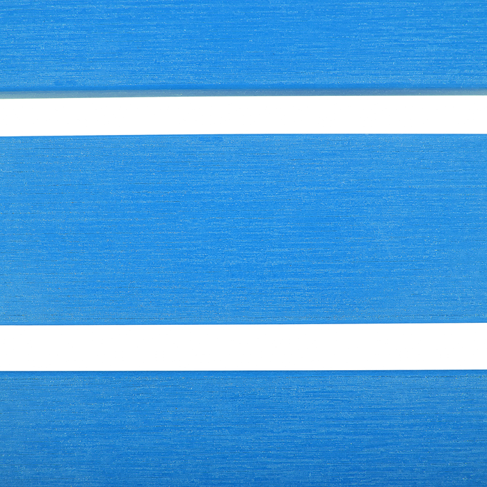 Beliani - ADIRONDACK - Voetenbank - Blauw - Kunsthout