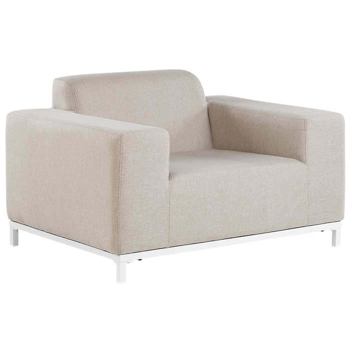 Beliani - ROVIGO - Tuinstoel set van 2 - Beige - Polyester
