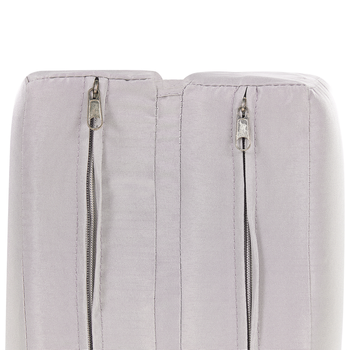 Beliani - OSINI - Ligstoel - Grijs - Rotan