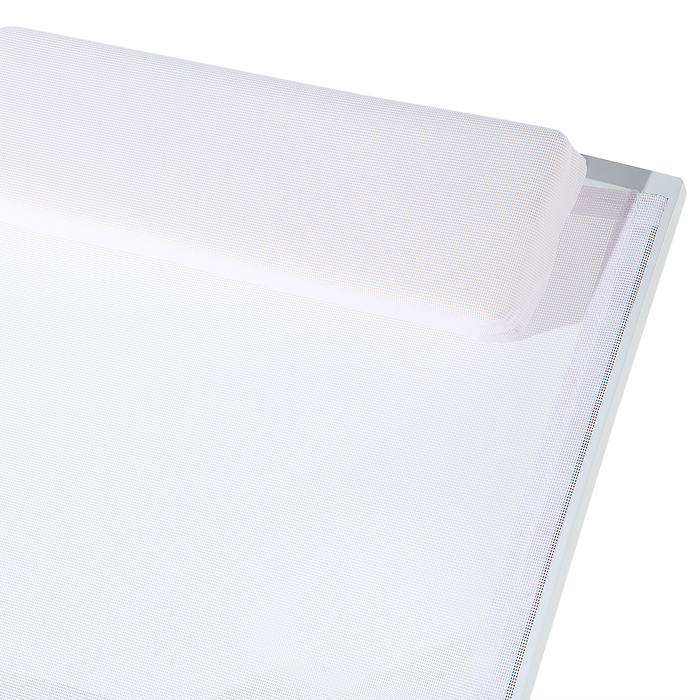 Beliani - CATANIA - Strandstoel - Wit - Aluminium