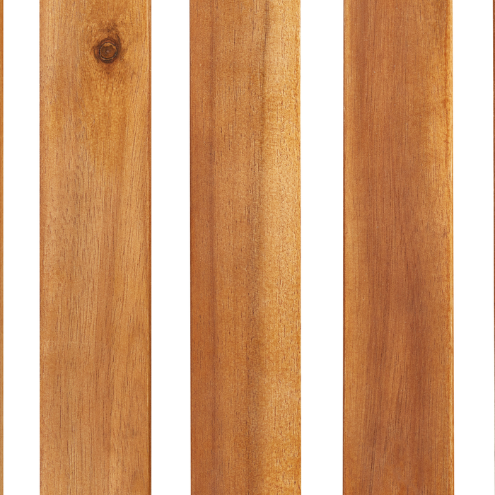 Beliani - GRANARI - Ligstoel - Lichthout|Off-white - Acaciahout