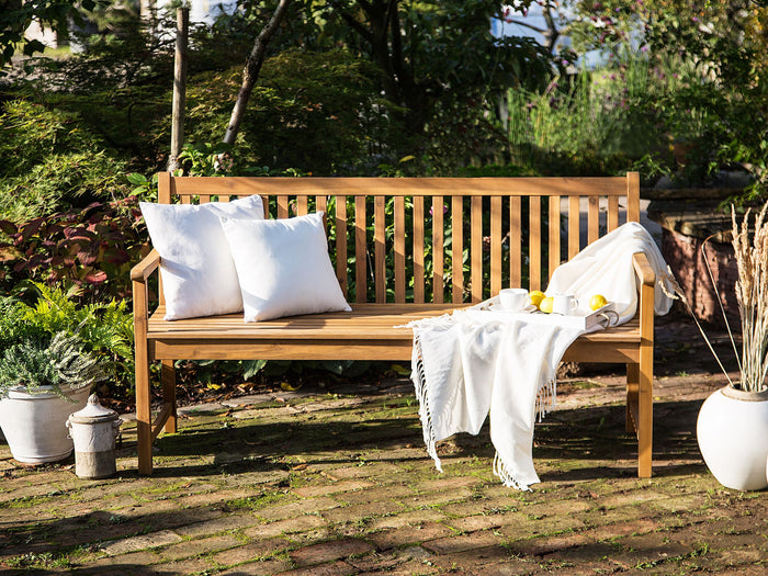 Beliani-VIVARA L-Tuinbank-Lichthout-FSC® gecertificeerd acaciahout