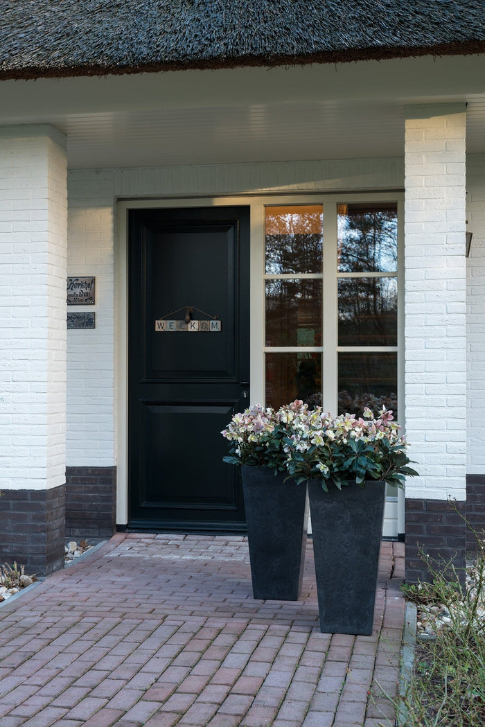 Artstone Vaas Ella - 40x90 - Zwart