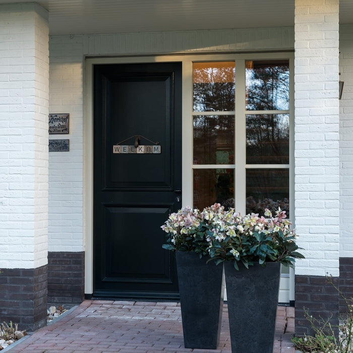 Artstone Vaas Ella - 26x49 - Grijs