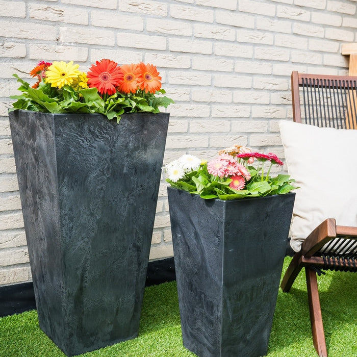 Artstone Vaas Ella - 26x49 - Grijs