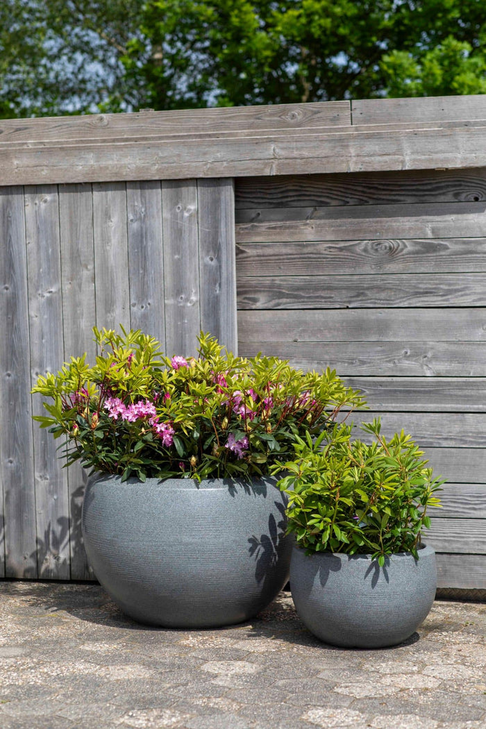 Capi Europe Vaas bol Granite - 132x90 - Wit