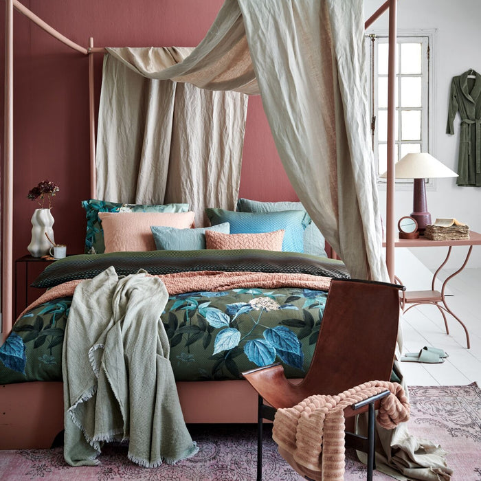 Vandyck Dekbedovertrek MAGIC Olive 140x220 cm (satijnkatoen)