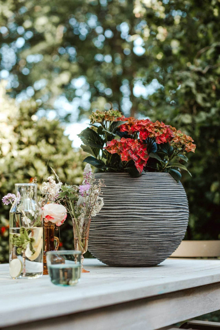 Capi Europe Vaas bol Rib NL - 62x48 - Goud