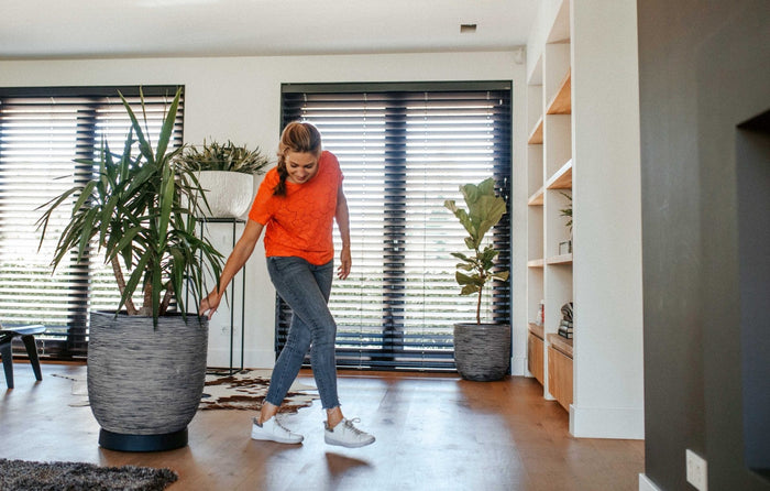 Capi Europe Bloempot bol Rib NL - 43x41 - Goud