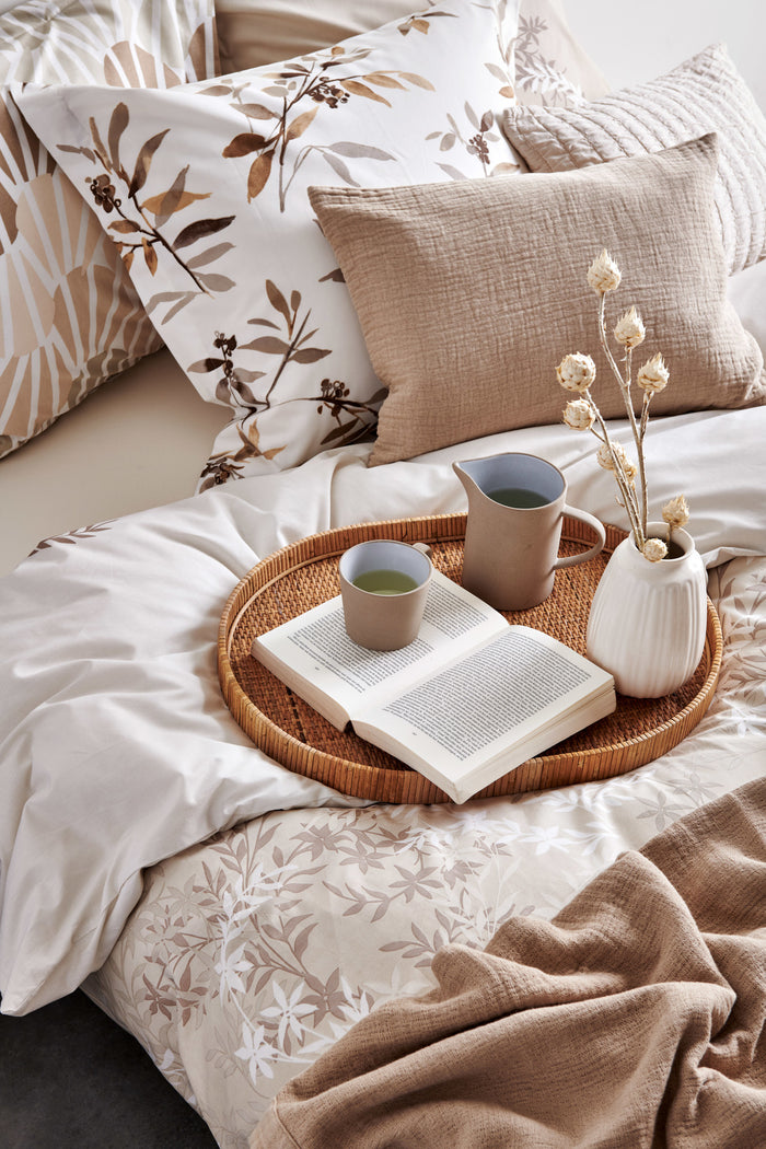 Dekbedovertrek Sandy Beach Latte 240x220 Cm